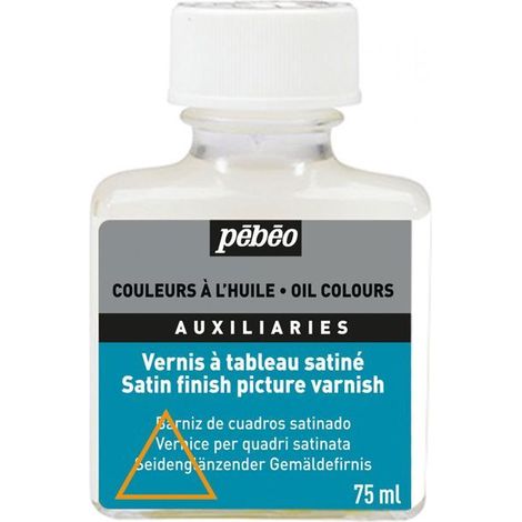 Vernis à tableau satinée - PEBEO - 75 ml - Transparent - Idéal pour artistes - Finition satinée