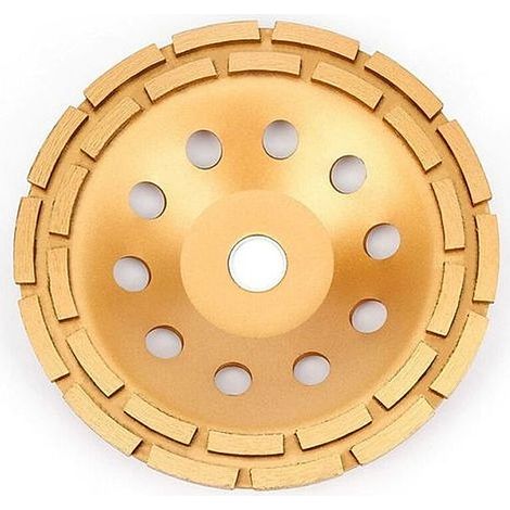 Diamant Meule 230 x 22, 23 mm- Turbo Boisseau pour Béton, Granit, Pierre, Marbre, Maçonnerie, Brique, Crépi, Béton ciré (1/4)