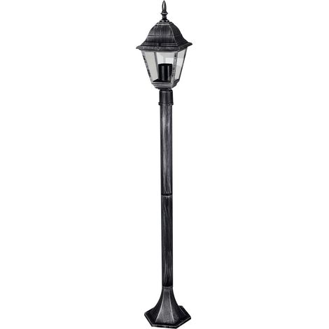 LAMPIONE SU PIANTANA SERIE ARKADIA ALLUMINIO NERO CM106 4 FACCE (1/3)