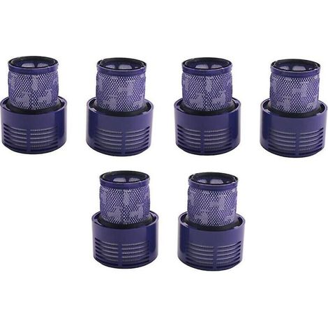 Lot de 6 filtres lavables pour aspirateur V10 Sv12 Cyclone Animal Absolute Clean (1/3)