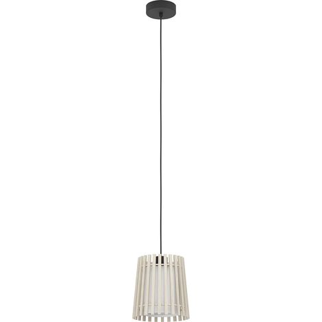 Lampadario A Sospensione Contemporaneo Fattoria Acciaio Nero 1 Luce E27