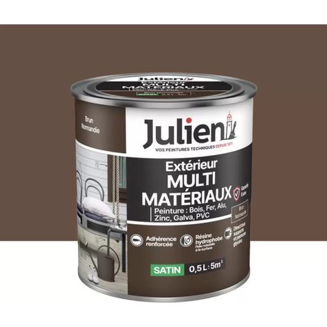 Peinture Extérieur Multi-matériaux Julien Brun Normandie 0,5 L (1/2)