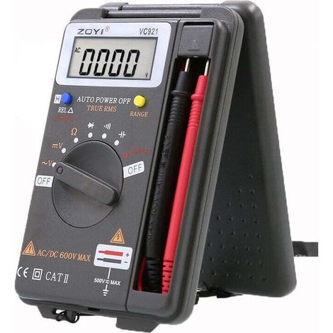Mini Pocket Digital Multimeter Voltmeter Amperemeter Widerstand Tester Ohm Volt Amp Meter 4000 Zählt
