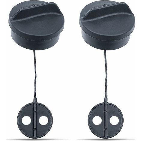 Tappi di chiusura per serbatoio carburante – Confezione da 2, compatibili con i decespugliatori STIHL FS38-FS300 e FC72-FC85.