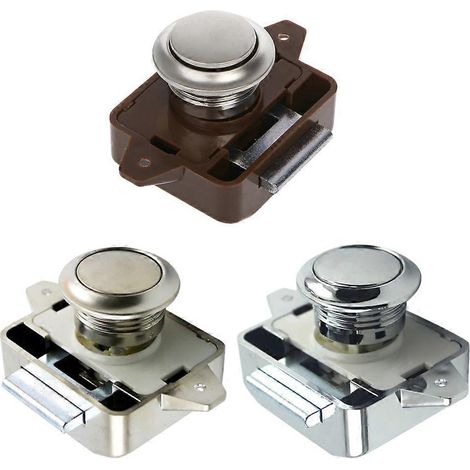 pour loquet à pression pour tiroir de placard de camping-car, caravane, bateau, mobil-home, caravane, camping-car (1/4)