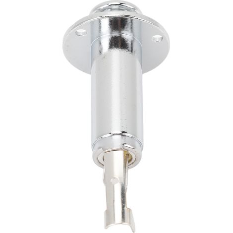 Prise jack mono 6,35 mm pour guitare électrique, en alliage de laiton, haute sensibilité, avec connecteur pour égaliseur, couleur argent. (1/5)