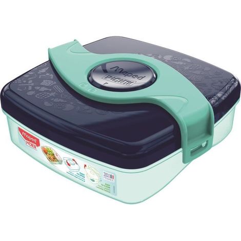 ORIGINS - Maped Picnik Boite a gouter kids - bleu/vert (1/3)