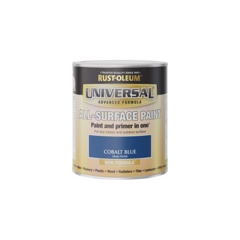 Rust-Oleum Universal All Surface Brush on Paint - Gloss - Cobalt Blue - 750ml