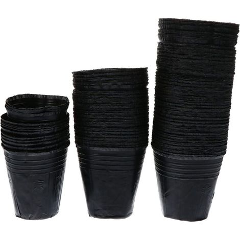 500 Pièces en Plastique Plants Plantes Pots de Pépinière de Semis en Plastique de Départ Plante Pot De Fleur Repiquage Planteur Contenant Starting Plateaux Jardin Outil H140 (1/4)
