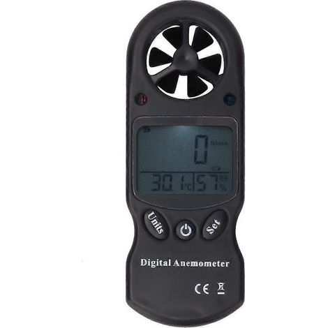 Le TL300 est un anémomètre numérique portable 3 en 1 avec fonctions de thermomètre et d'hygromètre intégrées, fournissant des données météorologiques précises. (1/4)