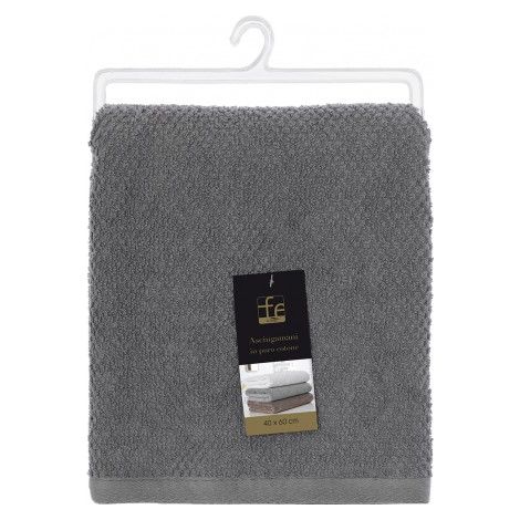 ASCIUGAMANO BIDET 40X60CM GRIGIO IN COTONE
