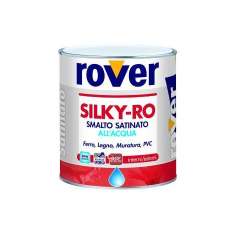 SILKY-RO SMALTO SATINATO NERO lt. 0,750