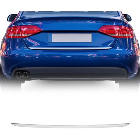 Garniture de hayon coffre pour Audi A4 B8 Berline 2008-2012 PRE FL acier inox