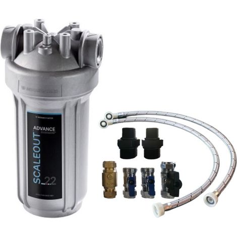 Monarch Scaleout Advance SA-22 Water Softener Alternative + Hoses + 22mm Kit