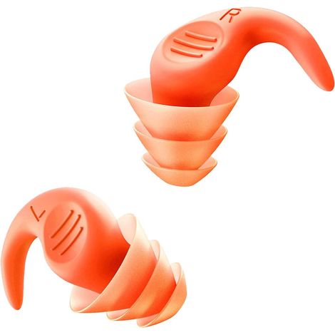 Wiederverwendbare Silikon-Ohrstöpsel, wasserdicht zum Schwimmen und Baden, geräuschdämpfend zum Schlafen, für Männer, Frauen und Erwachsene