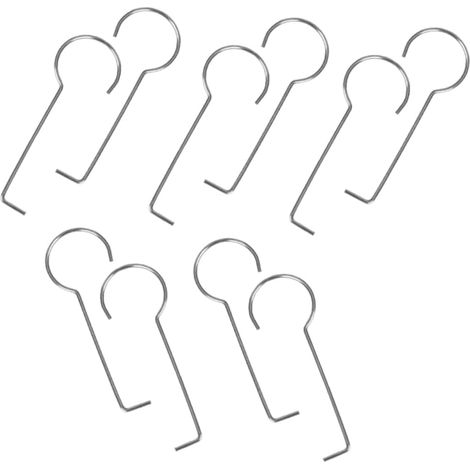 Lot de 10 crochets et anneaux de levage pour siphon de sol