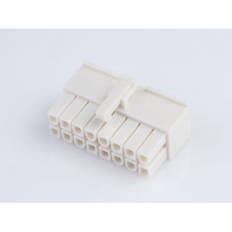Molex Buchsengehäuse-Kabel Polzahl Gesamt 16 Rastermaß: 4.2 mm 39012165 1 St. Bag