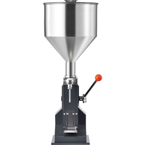 Manuelle Flüssigkeitsabfüllmaschine, 5-100 ml, Edelstahl, mit Einfülltrichter, für Milch, Wasser, Saft, ätherische Öle, Shampoo, Kosmetika, Honig. (1/5)