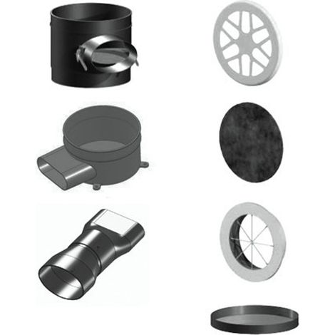 Pluggit Kit d'installation pour conduit PluggFlex PK150, EV500