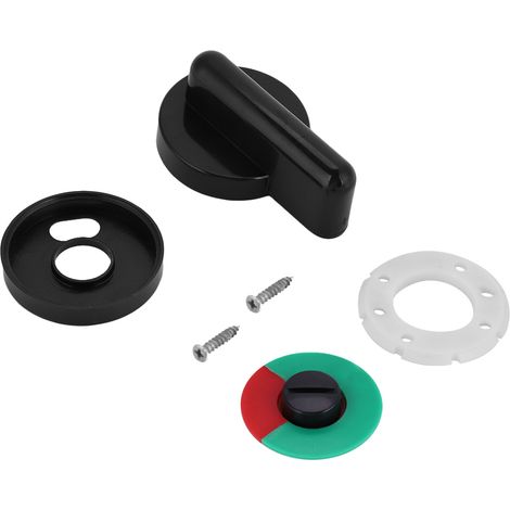 Indicateur De Confidentialité Pour Porte De Toilettes - Verrou En Nylon Rouge Et Vert - Pour Salle De Bain Publique - Lot De 1 (1/5)