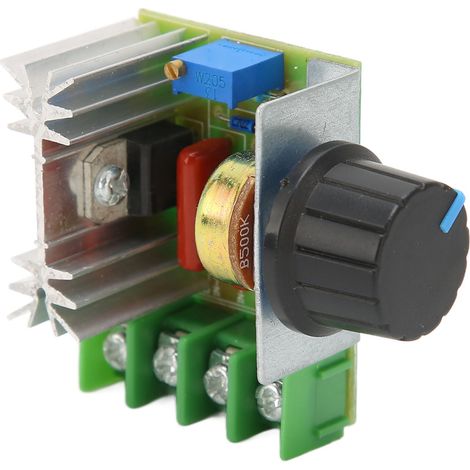Module régulateur de tension variateur 220V 2000W réglable pour éclairage et vitesse (1/5)