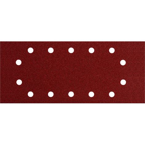 METABO 10 Schleifblätter 115x280 mm, P80, Holz+Metall, Serie "professional", 14 Löcher, zum Spannen, für Sander (624493000) (1/3)