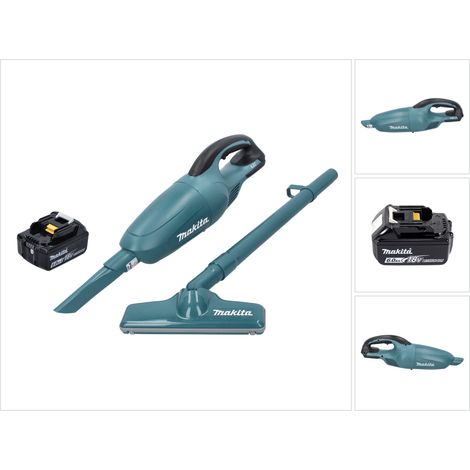 Makita DCL 180 G1 Akku Staubsauger 18 V Grün + 1x Akku 6,0 Ah - ohne Ladegerät
