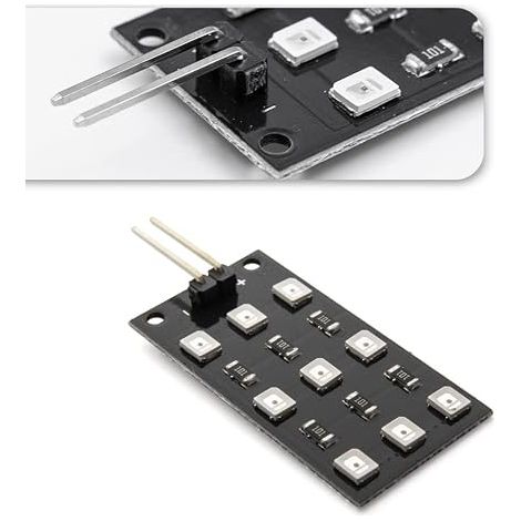 8mm Pin Angle L Type Kit Transparent Ribbon Connectors (1/4)