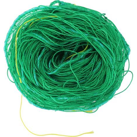 Trellis netting for garden plants, green polypropylene support netting for climbing vegetables and fruits, 2x5m (1/5)