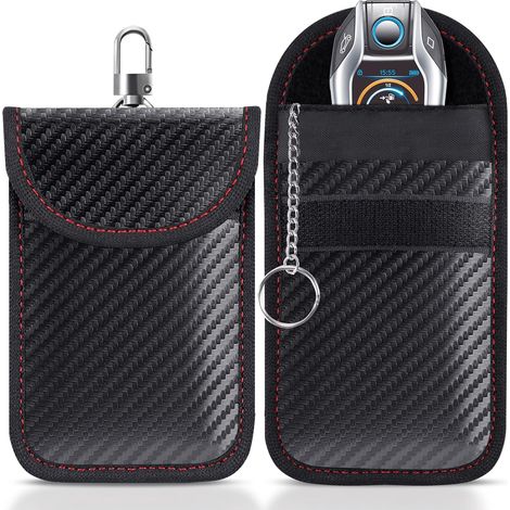 Pochette Faraday pour clés de voiture  Système d'ouverture sans clé  Sac anti-RFID pour la sécurité de votre voiture  Protection