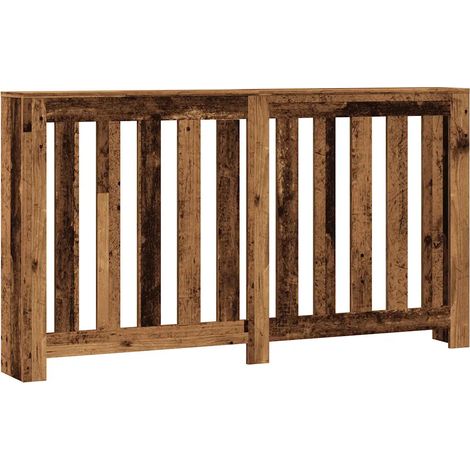 Copritirtermos moderno pratico decorativo mensola 149 x 20 x 82 cm legno ingegnerizzato vecchio legno 020049832