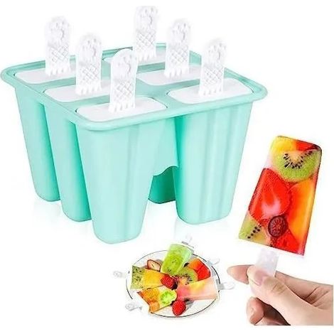 Moule glace - Moule Glace en Silicone - 1 moule - Vert - Antiadhsif - Facile nettoyer vert vert BAC A GLACON (1/4)