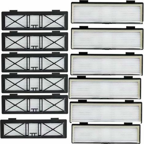VURAHOME - Lot de 12 filtres connectés pour Neato Botvac, Neato Botvac, série connectée D80 D5 D3 D85 D7 avec Une Brosse de Nettoyage Gratuite (1/5)