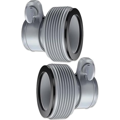 Adaptateur Tuyau Piscine B, 4 Pièces Adaptateur de Tuyau de Piscine pour piscines, Raccord Pompe Piscine, Adaptateur de Conversion de Tuyau B pour Raccords 1,5" (B) (1/4)