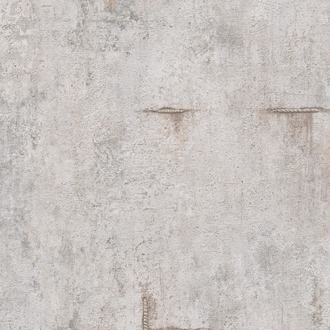 Uni Tapete Profhome 790852 heißgeprägte Vliestapete leicht strukturiert in Betonoptik matt grau beton-grau silber 5,33 m2