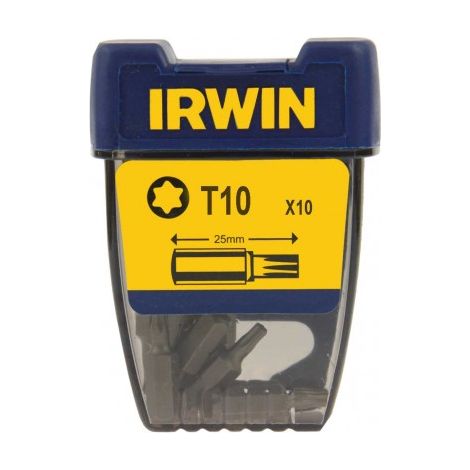 Punta Torx da 1/4" 25 mm, 10 pezzi T10 - I-10504351