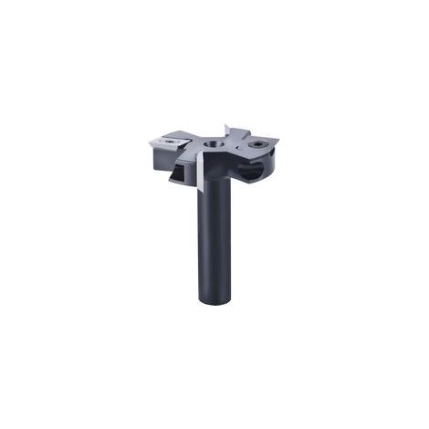Fraise à Surfacer 12 mm Tige 45 mm Diamètre de Coupe avec 2+2 Inserts Fraise a Bois Defonceuse Fraise a Raboter Fraise Surfacage (1/5)