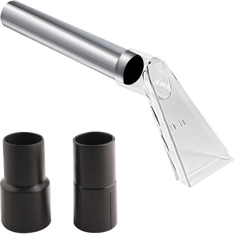 Embout extracteur de moquette pour aspirateurs - Outil de nettoyage pour aspirateurs eau et poussière et aspirateurs d'atelier - Argent (1/5)