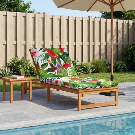 vidaXL Sunlounger Cushion GEMERT 100% Polyester Multicolour (1/5)