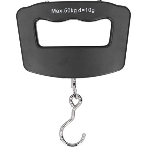 Bilancia digitale sospesa da 50 kg con gancio, bilancia digitale sospesa da 50 kg con gancio, bilancia elettronica per bagagli con display LCD retroilluminato, bilance (1/5)