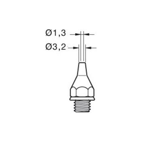 Punta Desoldador 3,2mm Para DST JBC 0320600