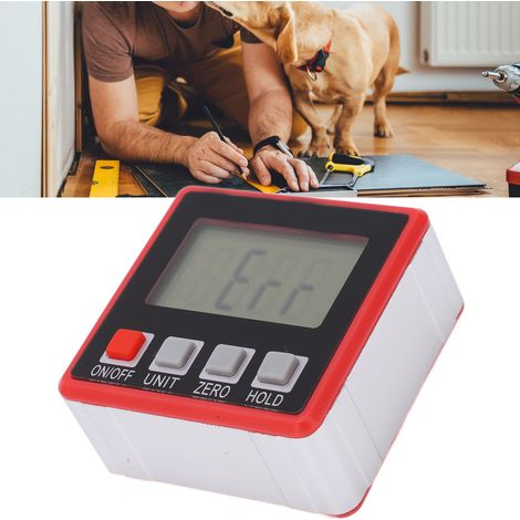 elektronischer Neigungsmesser mit Digitalanzeige, Wasserwaage, Winkelmesser, Geodreieck, Winkelmesser (1/5)