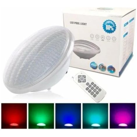 Ampoule Lampe LED Piscine PAR56 Couleur RGB 18W (1/4)