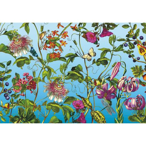 Komar Jardin 368 x 248 cm, Papier peint panoramique XXL4-029, photomurale sur intissé (1/4)