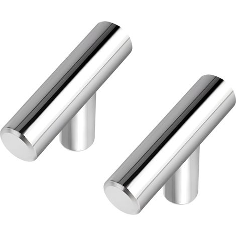 Maniglie Mobili Acciaio Inox Lucidato Cromato Set 15 pezzi 5 cm (1/4)