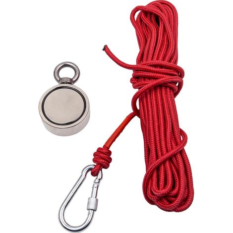 120kg Strong Magnet Fishing Metal Detector 10m Rope Double Side Neodymium (1/5)