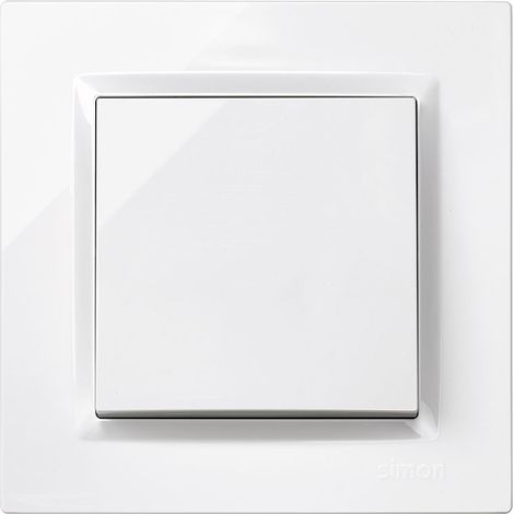 Schalter Crossover Weiß mit Rahmen