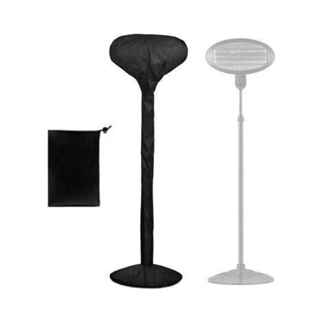 Komplett abgedeckte wasserdichte Elektroheizungsabdeckung für Garten, Outdoor – Universeller Staub- und UV-Schutz – Mit Aufbewahrungstasche (schwarz) (1/5)