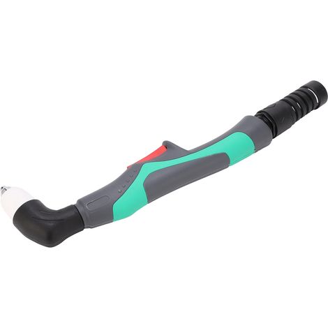Tête de torche de soudage, poignée incurvée verte, accessoire pour pistolet de soudage électrique et de découpe de métaux P80 (1/5)