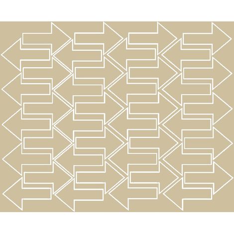 Adesivi a forma di freccia, 10x7 cm, 40 pezzi, beige opaco.